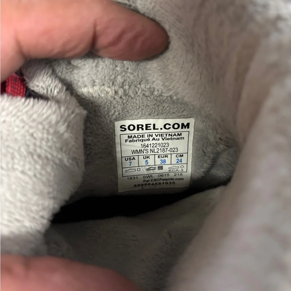 SOREL WOMEN'S TIVOLI II CANVAS SIZE 7